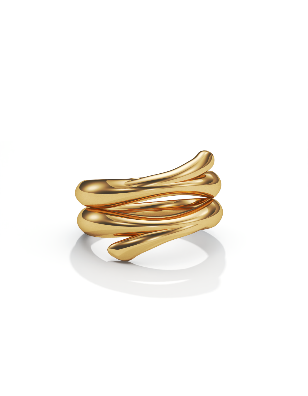 Hannah Coral Wave Ring 14K / 18K Gold