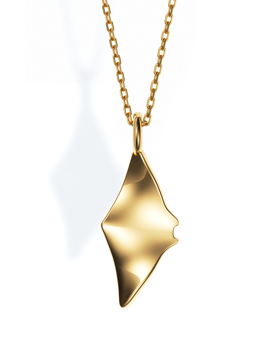 Manta Fever Necklace "Glidy"  14k /18k Gold